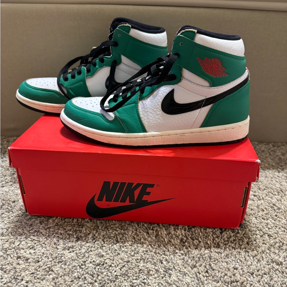 Nike Air Jordan 1 High White Green Black